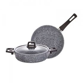 Karaca 3 Parça Azul Bio Granit Antbakteriyel Tava