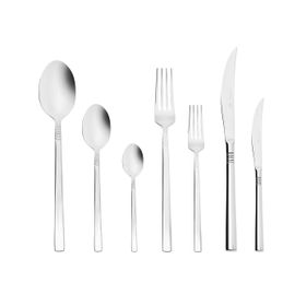 Karaca 316 Elegance Nil Platin 12 Kişilik 84 Parça Çatal Kaşık Bıçak Takımı