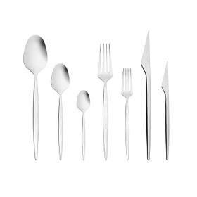 Karaca 316 Elegance Thor Platin 12 Kişilik 84 Parça Çatal Kaşık Bıçak Takımı