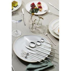 Karaca 316 Premium Mild Platin 12 Kişilik 84 Parça Çatal Kaşık Bıçak Takımı