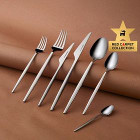 Karaca 316 Premium Moongate Platin 12 Kişilik 84 Parça Çatal Kaşık Bıçak Takımı