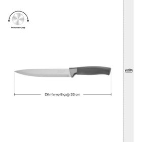Karaca 33 cm Helios Black Dilimleme Bıçağı