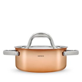 Karaca 3Ply PowerSteel 316+ Çelik Copper 10 cm Mini Tencere
