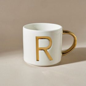 Karaca 400 ml R Harfli Beyaz Kupa