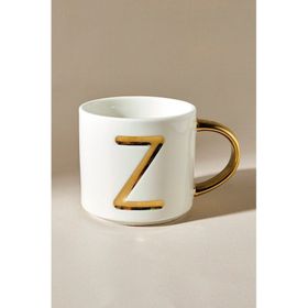 Karaca 400 ml Z Harfli Beyaz Kupa