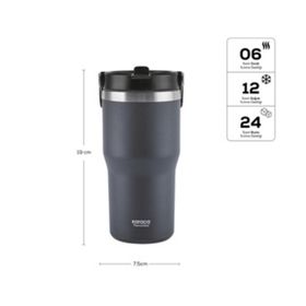 Karaca 500 ml Gri Star Ice Çelik Sızdırmaz Termos