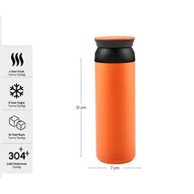 Karaca 500 ml Rainbow Orange Paslanmaz Çelik Termos