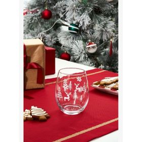Karaca 590 ml New Year Yılbaşı Deer Meşrubat Bardağı
