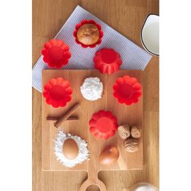 Karaca 6'lı Silikon Muffin Kalıbı
