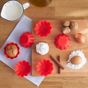 Karaca 6'lı Silikon Muffin Kalıbı
