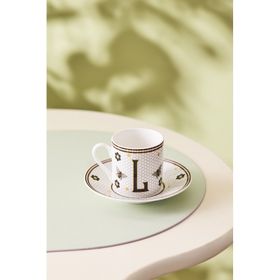 Karaca 80 ml L Harfli Kahve Fincanı