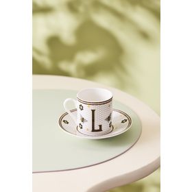 Karaca 80 ml L Harfli Kahve Fincanı