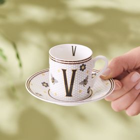 Karaca 80 ml V Harfli Kahve Fincanı