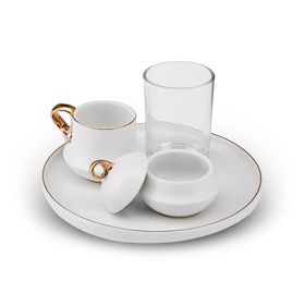 Karaca Acıbadem Tek Kişilik 80 ml Kahve Sunum Seti