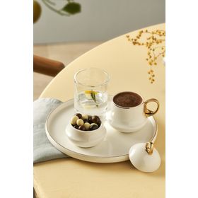 Karaca Acıbadem Tek Kişilik 80 ml Kahve Sunum Seti