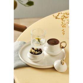 Karaca Acıbadem Tek Kişilik 80 ml Kahve Sunum Seti