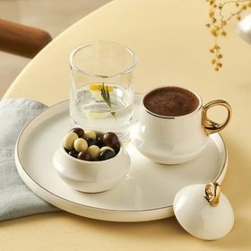 Karaca Acıbadem Tek Kişilik 80 ml Kahve Sunum Seti