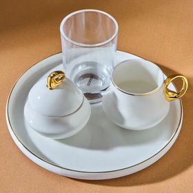 Karaca Acıbadem Tek Kişilik 80 ml Kahve Sunum Seti