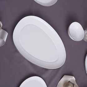 Karaca Agata Opal Cam 33 cm Kayık Tabak