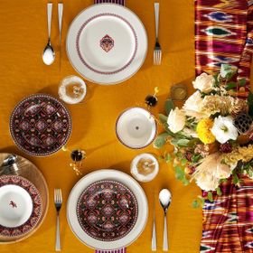 Karaca Agra 24 Parça 6 Kişilik Porselen Yemek Takımı
