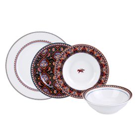 Karaca Agra 24 Parça 6 Kişilik Porselen Yemek Takımı