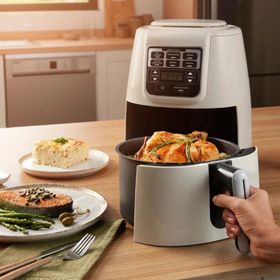Karaca Air Pro Cook 3 in 1 4 lt XL Ev Yemeği Közleme Iconic Beige Airfryer