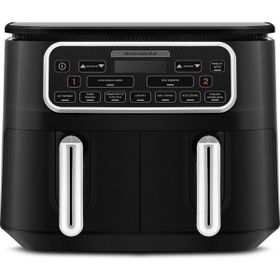 Karaca Air Pro Cook Duo Ev Yemeği XXXL 4+4 lt Black Chrome Airfryer