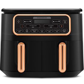 Karaca Air Pro Cook Duo Ev Yemeği XXXL 4+4 lt Black Copper Airfryer