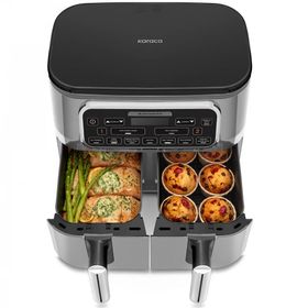 Karaca Air Pro Cook Duo Köz XXXL 8 lt Cool Gray Fritöz