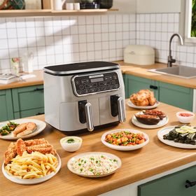 Karaca Air Pro Cook Duo Köz XXXL 8 lt Cool Gray Fritöz