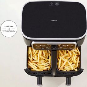 Karaca Air Pro Cook Duo Tandır XXXL 4+4 lt Black Silver Airfryer