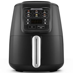 Karaca Air Pro Cook Köz Steel XL Black Silver Çelik Hazneli Airfryer