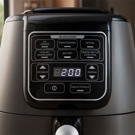 Karaca Air Pro Cook XL 2 in 1 4 lt Black Shine Airfryer