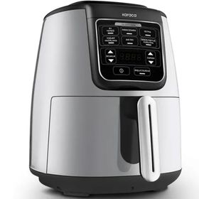 Karaca Air Pro Cook XL 2 in 1 4 lt Konuşan Cool Gray Airfryer