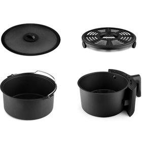 Karaca Air Pro Cook XL 2 in 1 Konuşan 4 lt Space Gray Airfryer