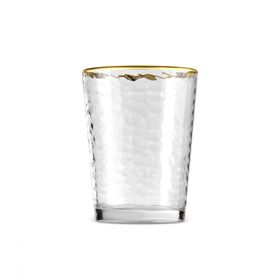 Karaca Akroma Transparent 435 ml Gold Su Bardağı