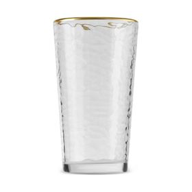 Karaca Akroma Transparent 590 ml Gold Meşrubat Bardağı