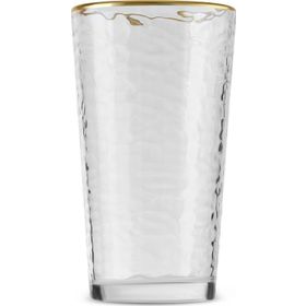 Karaca Akroma Transparent 590 ml Gold Meşrubat Bardağı