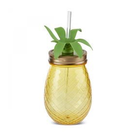 Karaca Ananas 550 ml Transparent Pipetli Su Şişesi