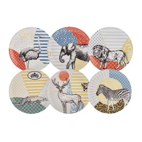 Karaca Animal 6 Kişilik 21 cm Pasta Takımı