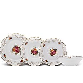 Karaca Antique Porselen 24 Parça 6 Kişilik Yemek Takımı