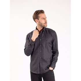 Karaca Antrasit Erkek Slim Fit Gömlek
