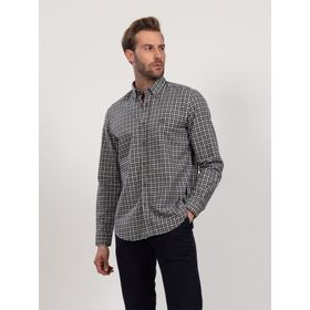 Karaca Antrasit Erkek Slim Fit Gömlek