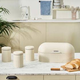 Karaca Aren Cream Xl Ekmek Kutusu + Saklama Kabı
