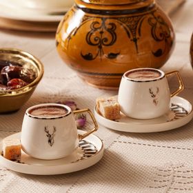 Karaca Aries 2 Kişilik 100 ml Kahve Fincan Takımı