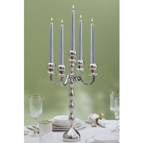 Karaca Arlen 5'li Silver 42x29 cm Şamdan