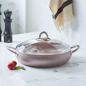 Karaca Avanos Rose Gold Bio Granit 30 cm Karnıyarık Tencere