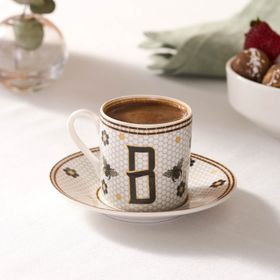 Karaca B Harfli 80 ml Kahve Fincanı