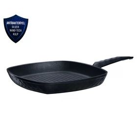 Karaca Biodiamond 28 cm Antibakteriyel Kulp Grill Tava