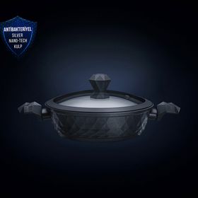 Karaca BioDiamond Antibakteriyel İndüksiyon Tabanlı Kulp 26 cm 3.2 lt Karnıyarık Tenceresi